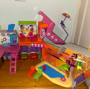 Vintage Polly Pocket κρουαζιερόπλοιο συλλεκτικό