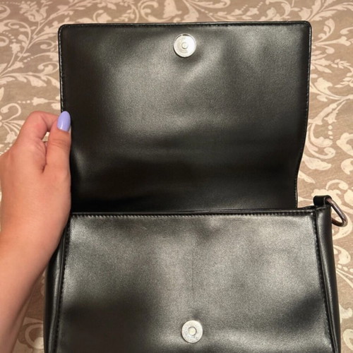 Trussardi crossbody bag like new, black