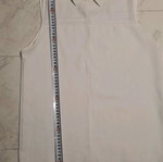 A-Style white beige blouse medium like new