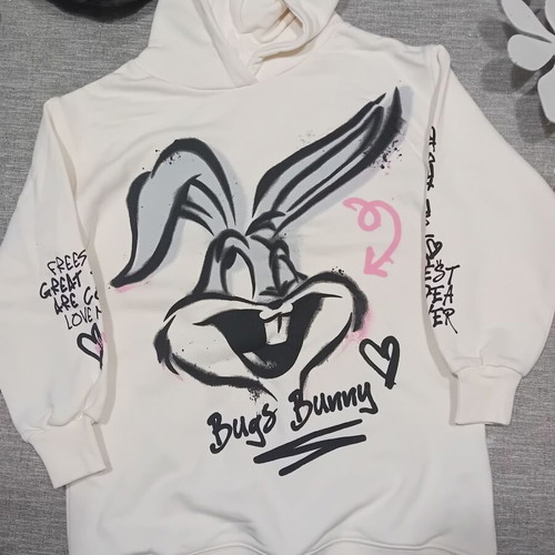 Looney Tunes Zara sweatshirt new, white, size 128 cm