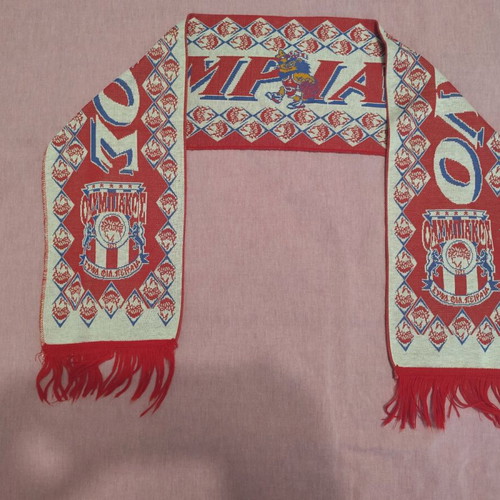 Olympiakos scarf used, authentic, 1995