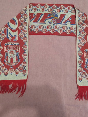 Olympiakos scarf used, authentic, 1995