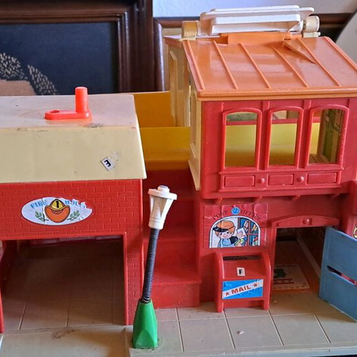 Fisher Price Main Street - Jouet Vintage En Plastique, Occasion