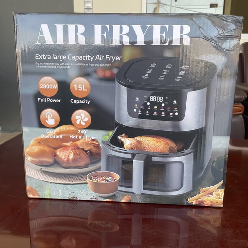 Air fryer 15L, new, large capacity