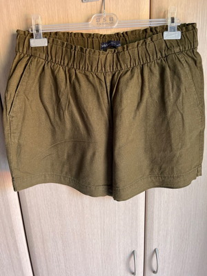 Βερμούδα λινή Marks and Spencer χακί like new