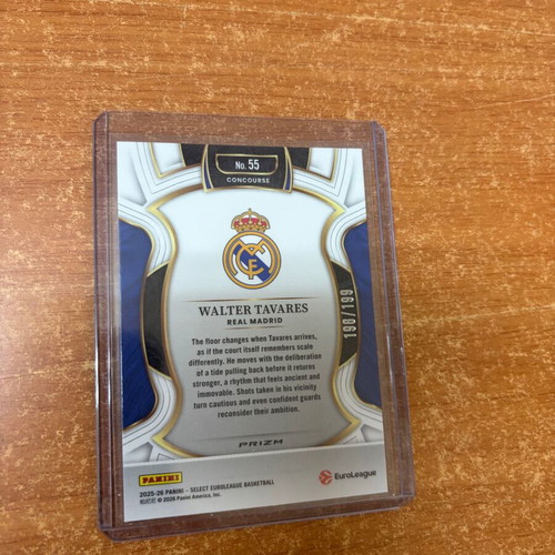 2025-26 Panini Select Euroleague Sergio Rodriguez Red Prizm card new