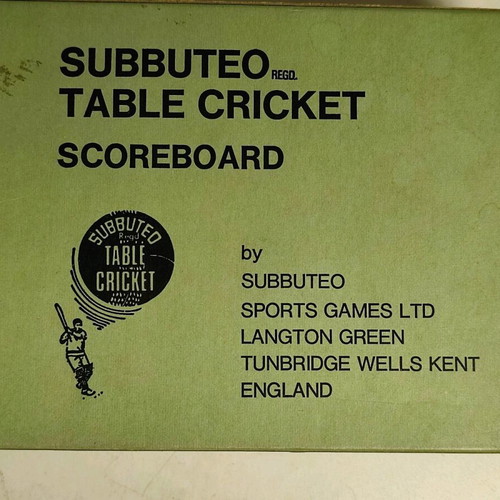 Subbuteo table cricket score counter like new from 1975