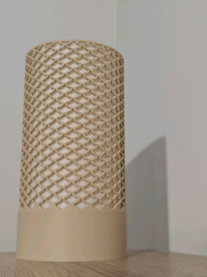 3D Printed Φωτιστικό Seigaiha Καινούργιο με Ιαπωνικό Σχέδιο