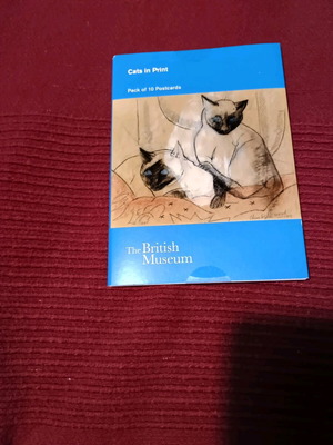 Cats in Print Σετ 10 Καρτ Ποστάλ καινούργιο British Museum