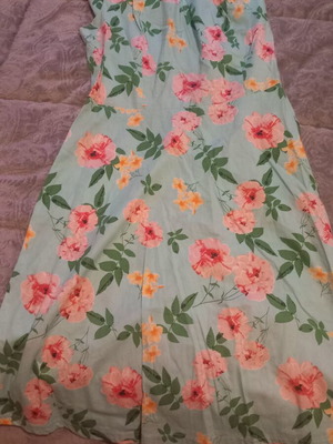 Women's summer dress like new, multicolored, size M