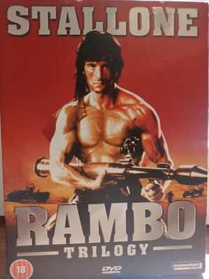 Rambo τριλογία DVD σαν καινούργιο, αγγλικοί υπότιτλοι