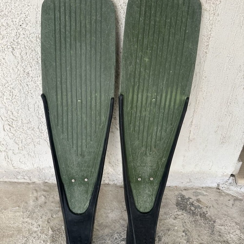 Diving fins used, size 43-45