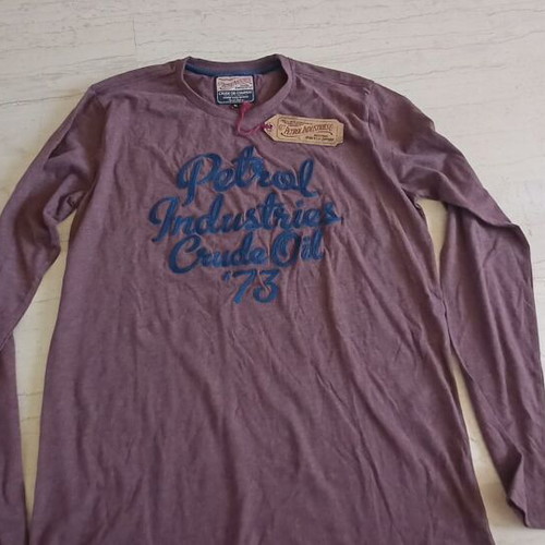 Men's long-sleeve T-shirt XL brown new with tags