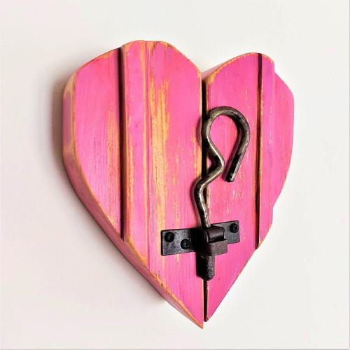Wall decor new made from old wood and metal