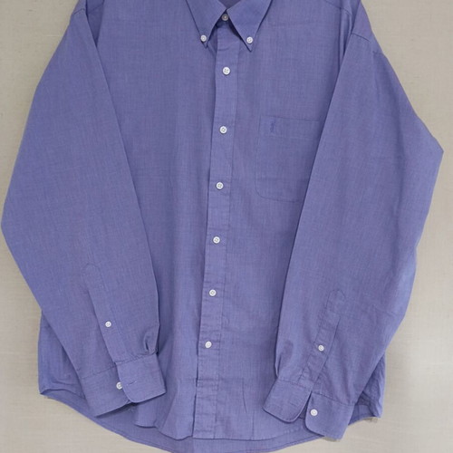 YSL Yves Saint Laurent men's dress shirt, purple, size XL