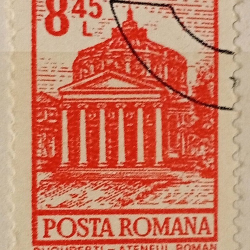 Romania stamps used, pack of 12