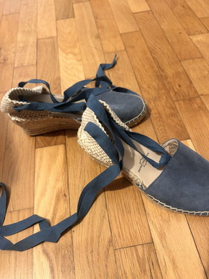 Migato blue platform shoes new with laces