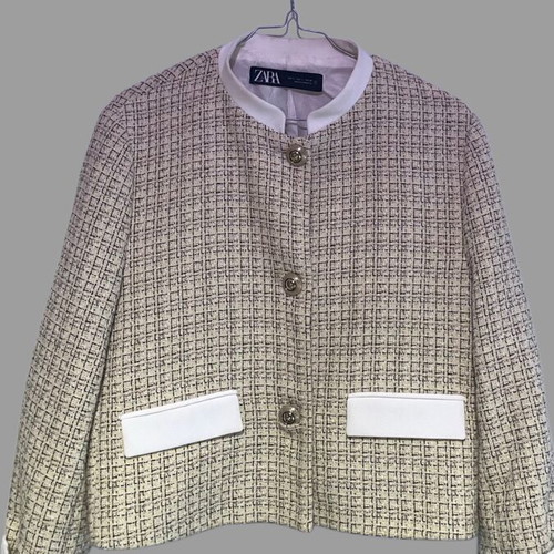Zara jacket, yellow and gold, size L