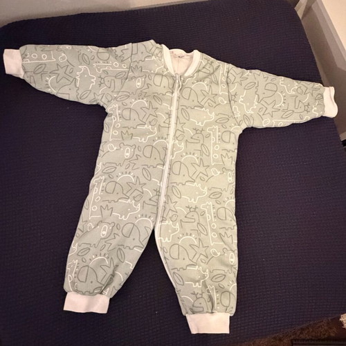 Baby sleeping bag like new, 100% cotton, Greek made