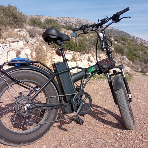 ACE WEELS Fat Bike Folding Electric Bicycle 48v with Accessories