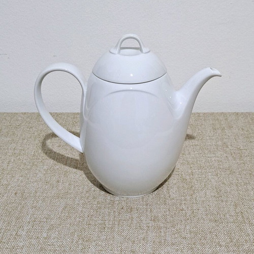 Kaiser porcelain coffee pot White Germany vintage like new