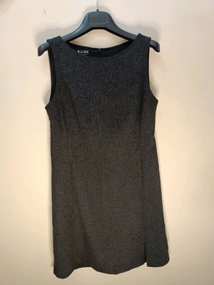 Wool sleeveless dress grey like new, size L/XL