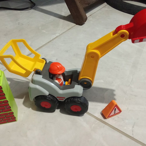 Playmobil 1.2.3 large set with vehicles and figures