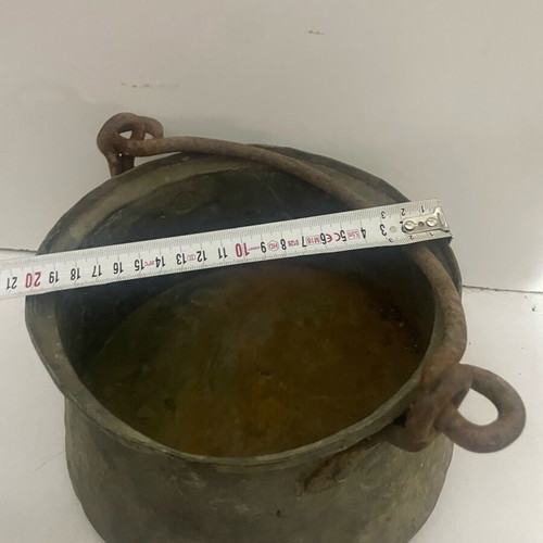 Copper pot used, antique