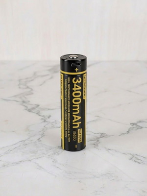NITECORE NL1834R Li-ion battery 3400mAh, rechargeable via microUSB