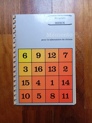 Mémento pour le laboratoire de chimie book, like new, French