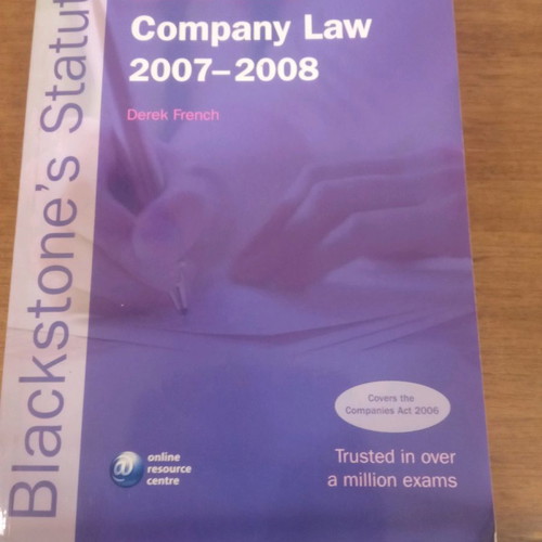 Company Law book used