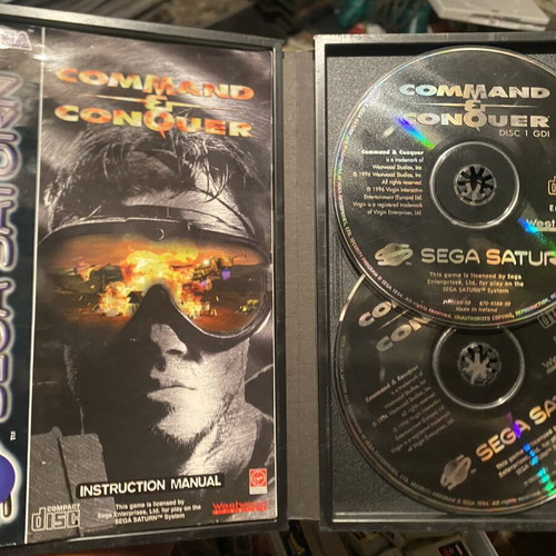 Command and Conquer Sega Saturn game like new