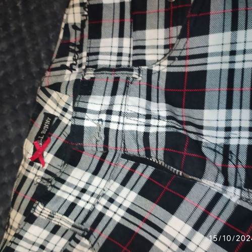 Plaid punk pants hell Bunny like new, size S