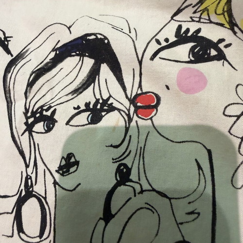H&M x UNICEF tote bag used with Lanvin print