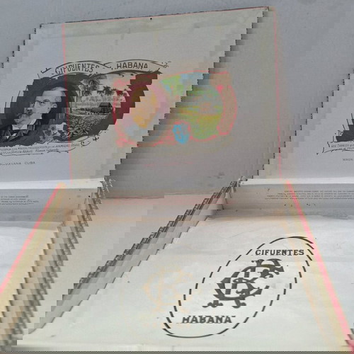 Дървена кутия Cifuentes Habana употребявана, винтидж кубинска
