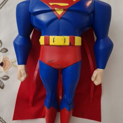 Sonic Zoom Superman action figure used, 30cm, Mattel 2003, Justice League