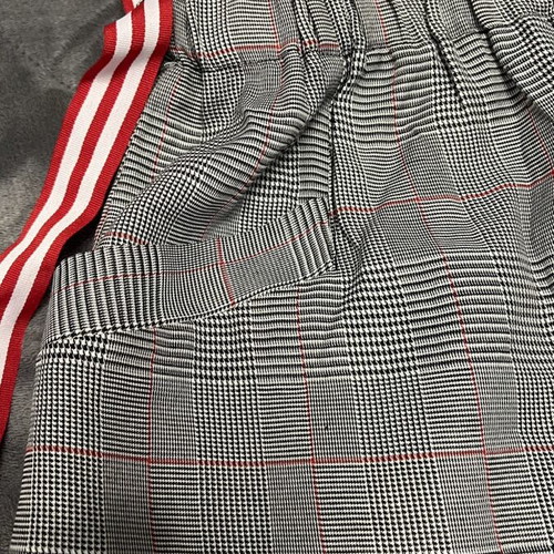 Skirt plaid mini with pockets like new, grey