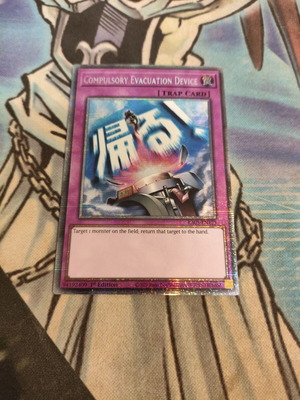 Compulsory Evacuation Device Yu-Gi-Oh card like new, starlight rare