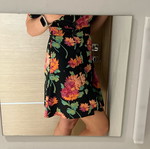 Zara floral dress size M like new, multicolor