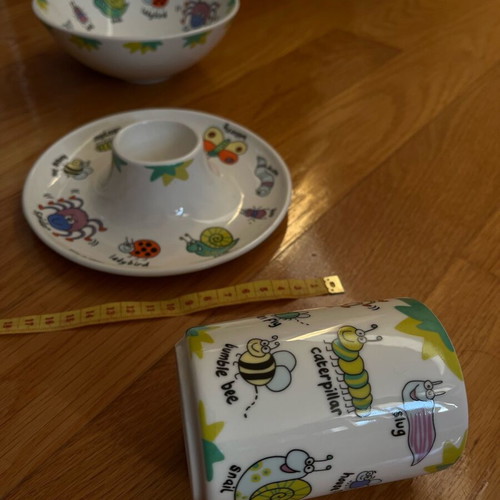 Porcelain kids dinner set 4 pieces DMD KIDS like new