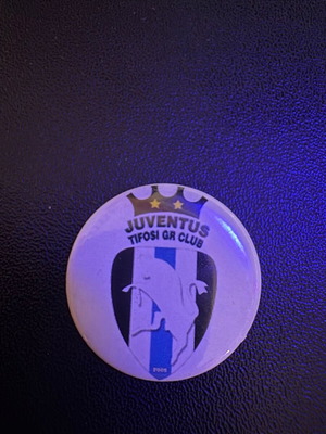 Juventus tifosi GR Club pin