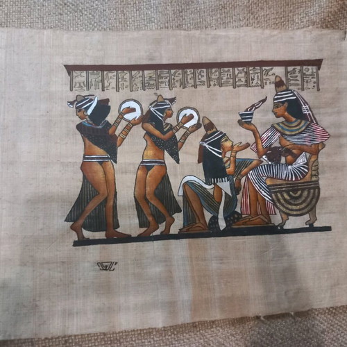 Papyrus from Egypt used with minor damages