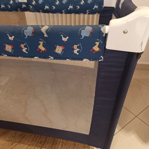 Playpen used with frame and cover, includes new stroller