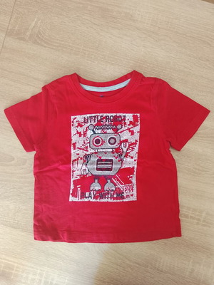 Lupilu short-sleeve shirt for 2-year-old boy like new, cotton