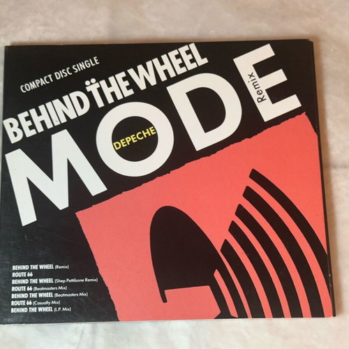Depeche Mode Behind The Wheel CD Single Digipak like new, electronic