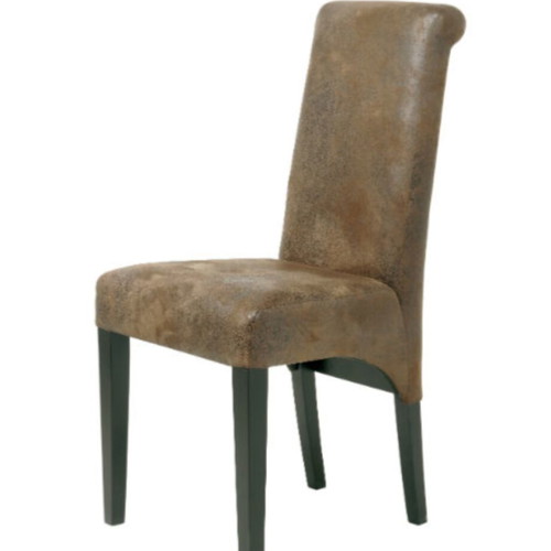 Chiara vintage brown chair made to order
