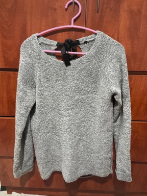 Warm sweater like new, gray, size S