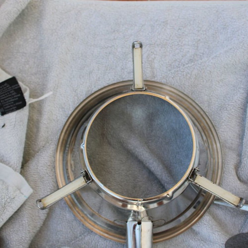French stainless steel vegetable mill with 3 discs