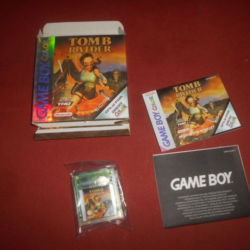 Game Boy Color Tomb Raider Nintendo new with box and manual