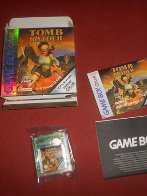Game Boy Color Tomb Raider Nintendo new with box and manual